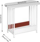 Modern Oval Side Table for Small Spaces