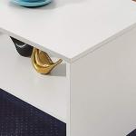 Stylish White 2-Tier Coffee Table for Any Room