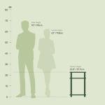 Furinno 3-Tier Turn-N-Tube Side Table