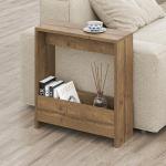 HOCUS PICUS Stylish Side Table with Magazine Rack