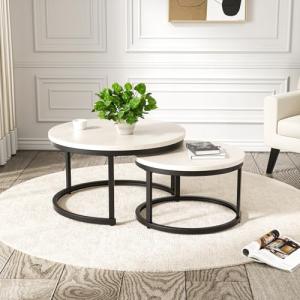 Hawthyhome Round Nesting Coffee Table Set
