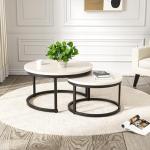 Hawthyhome Round Nesting Coffee Table Set