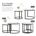 Hawthyhome Round Nesting Coffee Table Set