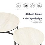 Hawthyhome Round Nesting Coffee Table Set