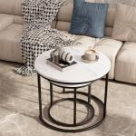 Nesting Coffee Table Set with Metal Frame