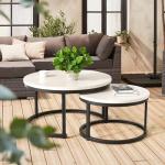 Hawthyhome Round Nesting Coffee Table Set