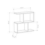 Hocuspicus 2-Tier Versatile Side Table in Grey