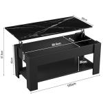 Blisswood Lift-Top Coffee Table with Storage