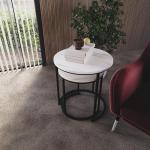 Brooklyn Round Nesting Tables with Metal Frame