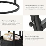 YITAHOME Round Nesting Coffee Tables with Storage