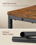 VASAGLE Charging Side Table with Magazine Rack