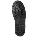 Black Leather Combat Boots - Savage Island, Size 10
