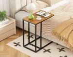 HOMIDEC C-Shaped Side Table for Small Spaces