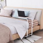 Height Adjustable Rolling Side Table for Small Spaces