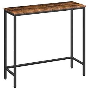 Slim Rustic Console Table for Small Spaces