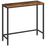 Slim Rustic Console Table for Small Spaces