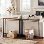 Slim Rustic Console Table for Small Spaces