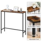 Slim Rustic Console Table for Small Spaces