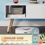 WLIVE Lift Top Coffee Table with Storage Compartments