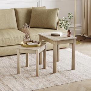 Panama Nesting Tables in Solid Pine