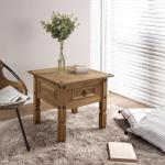 Solid Pine Lamp Table with 1 Drawer