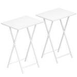 HOOBRO Folding Side Tables Set for Small Spaces