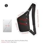 OSOCE Anti Theft Men's Sling Bag for Travel