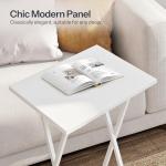 HOOBRO Folding Side Tables Set for Small Spaces