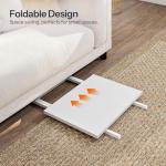 HOOBRO Folding Side Tables Set for Small Spaces