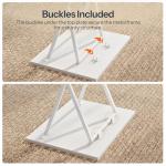 HOOBRO Folding Side Tables Set for Small Spaces