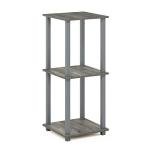 Furinno Simplistic 2-Pack Side Tables in Grey