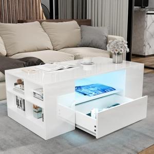 Blisswood LED Coffee Table with RGB Lights