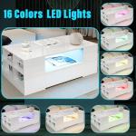 Blisswood LED Coffee Table with RGB Lights