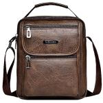 Men's PU Leather Crossbody Shoulder Bag