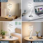 EIDISUNY LED Touch Control Table Lamp - Silver