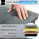 Foldable Ottoman Storage Box - Dark Grey 80L