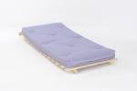 Comfy Living 3ft Wooden Futon Set with Lilac Mattress