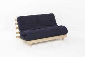 Comfy Living 4ft6 Double Wooden Futon Set