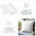 Ticking Navy Blue Cushion Covers Set of 2