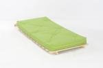 Stylish 3ft Wooden Futon with Lime Mattress