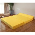 Panana Comfy Fold-Out Futon Sofa Bed - Yellow