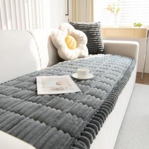 Soft Washable Corduroy Sofa Cover - Non-Slip