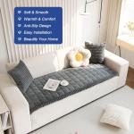 Soft Washable Corduroy Sofa Cover - Non-Slip