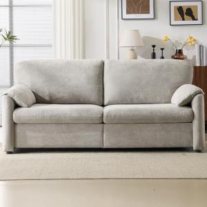 Comfy 3-Seater Chenille Sofa for Cozy Spaces