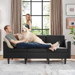 Yaheetech Modern 3-Seater Sofa for Small Spaces