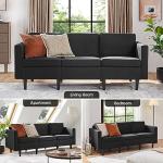 Yaheetech Modern 3-Seater Sofa for Small Spaces
