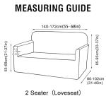 BellaHills Stretch Sofa Cover for 2 Seater
