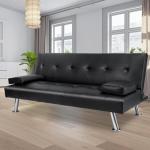 Modern 3-Seater Convertible Sofa with Adjustable Angles