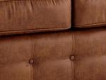 Oakland Brown Suede Leather Corner Sofa