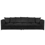 Jumbo Cord 4-Seater Sofa in Black